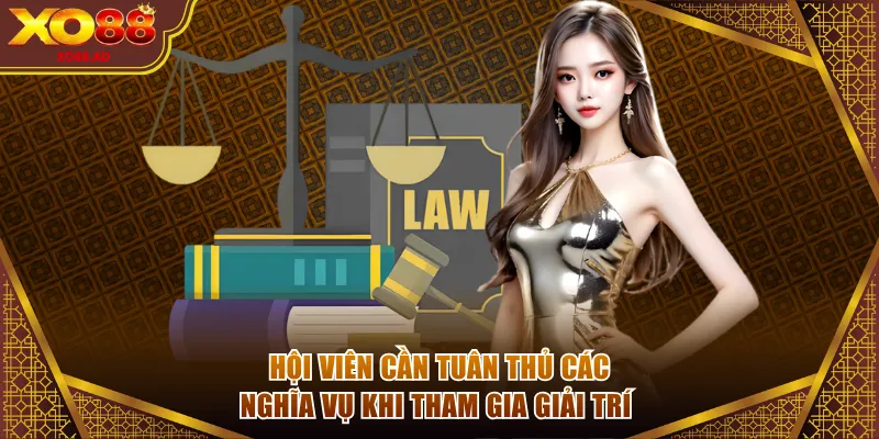 Hội viên cần tuân thủ đúng các nghĩa vụ khi tham gia giải trí 
